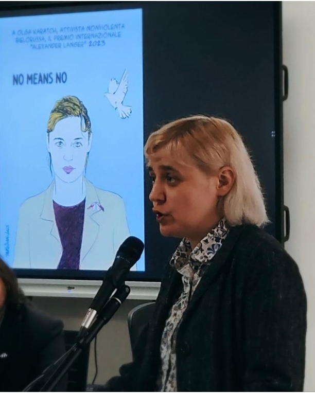 L’Unione Europea dia protezione a Olga Karatch e agli obiettori di coscienza bielorussi minacciati di estradizione con rischio di pena di morte